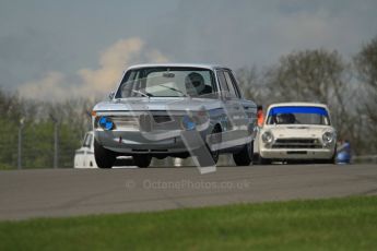 © Octane Photographic Ltd. 2012 Donington Historic Festival. U2TC. BMW 1800 Ti - Roger Cope, Jonathan Gomm. Digital Ref : 0323lw7d0674