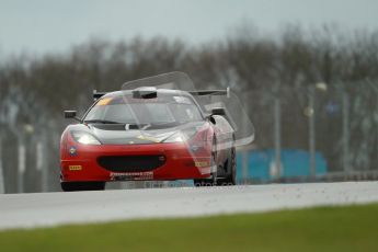 © Octane Photographic Ltd. Donington Park - General Test - 19th April 2012. Lotus Evora, Richard Adams/David Green/Martin Byford, Britcar MSA Endurance Championship. Digital ref : 0297lw1d0014