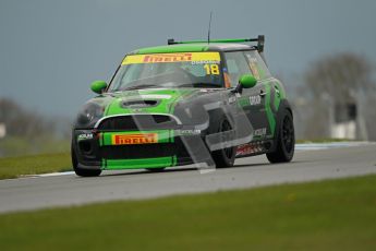 © Octane Photographic Ltd. Donington Park - General Test - 19th April 2012. Sam Osbourne, Mini Challenge. Digital ref : 0297lw1d0318