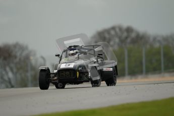 © Octane Photographic Ltd. Donington Park - General Test - 19th April 2012. Geoff Tubb, Caterham 7, Book-a-track. Digital ref : 0297lw1d0575