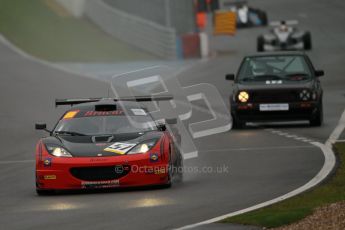 © Octane Photographic Ltd. Donington Park - General Test - 19th April 2012. Lotus Evora, Richard Adams/David Green/Martin Byford, Britcar MSA Endurance Championship. Digital ref : 0297lw1d8590