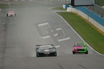 © Octane Photographic Ltd. Donington Park - General Test - 19th April 2012. Paul Bailey/Andy Schutz, Ferrari 430, SB Race Engineering ltd, Britcar MSA Endurance Championship and Lee Jones, Mini Miglia Championship. Digital ref : 0297lw1d8680