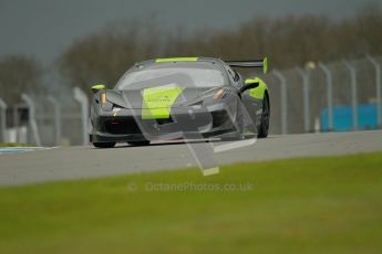 © Octane Photographic Ltd. Donington Park - General Test - 19th April 2012. Derek Johnston, Graypaul Racing, Ferrari 458 Challenge. Digital ref : 0297lw1d9691