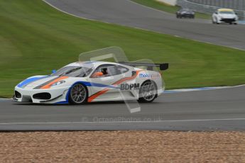 © Octane Photographic Ltd. Donington Park - General Test - 19th April 2012. Richard Bramham/Phil Andrews, Ferrari 430 Challenge, Britcar MSA British Endurance Championship. Digital ref : 0297lw7d5633