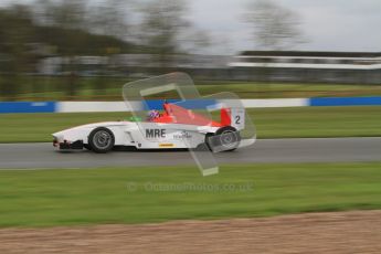 © Octane Photographic Ltd. Donington Park - General Test - 19th April 2012. Cameron Twynham, Mygale FB02, Fortec, BARC Intersteps championship. Digital ref : 0297lw7d5865