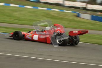 © Octane Photographic Ltd. Donington Park un-silenced general test day, 26th April 2012. March 711, Historic F1. Digital Ref : 0301lw7d0234