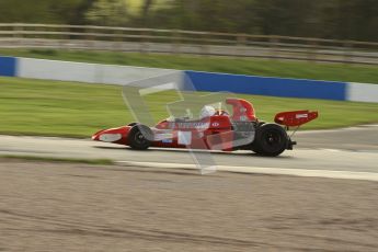 © Octane Photographic Ltd. Donington Park un-silenced general test day, 26th April 2012. March 711, Historic F1. Digital Ref : 0301lw7d8037
