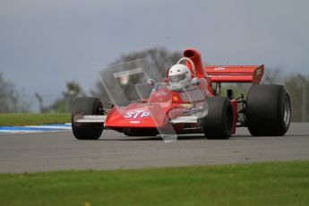 © Octane Photographic Ltd. Donington Park un-silenced general test day, 26th April 2012. March 711, Historic F1. Digital Ref : 0301lw7d9211