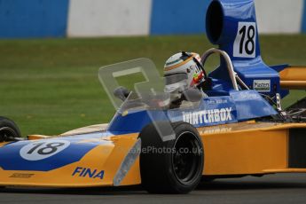 © Octane Photographic Ltd. Donington Park un-silenced general test day, 26th April 2012. Bob Berridge, Ex-John Watson, Surtees TS16, Master Grand Prix, Historic F1. Digital Ref : 0301lw7d9579