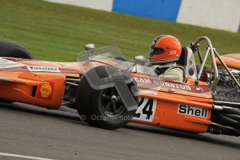 © Octane Photographic Ltd. Donington Park un-silenced general test day, 26th April 2012. Cengiz Artam, March 701, Historic F1. Digital Ref : 0301lw7d9644