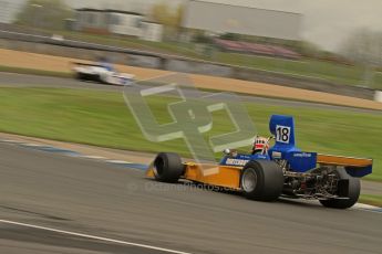 © Octane Photographic Ltd. Donington Park un-silenced general test day, 26th April 2012. Bob Berridge, Ex-John Watson, Surtees TS16, Master Grand Prix, Historic F1. Digital Ref : 0301lw7d9807
