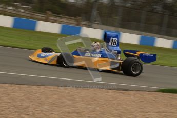 © Octane Photographic Ltd. Donington Park un-silenced general test day, 26th April 2012. Bob Berridge, Ex-John Watson, Surtees TS16, Master Grand Prix, Historic F1. Digital Ref : 0301lw7d9846