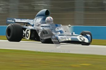 © Octane Photographic Ltd. Donington Park un-silenced general test day, 26th April 2012. Tyrrell 006 - Rob Hall, Historic F1. Digital Ref : 0301cb1d2831