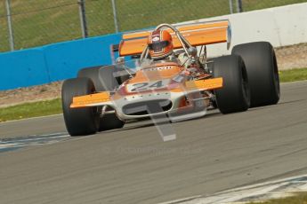 © Octane Photographic Ltd. Donington Park un-silenced general test day, 26th April 2012. Cengiz Artam, March 701, Historic F1. Digital Ref : 0301cb1d3408