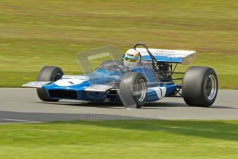 © Octane Photographic Ltd. Donington Park un-silenced general test day, 26th April 2012. Joe Twyman, March 701, Historic F1. Digital Ref : 0301cb1d3691