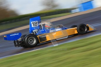 © Octane Photographic Ltd. Donington Park un-silenced general test day, 26th April 2012. Bob Berridge, Ex-John Watson, Surtees TS16, Master Grand Prix, Historic F1. Digital Ref : 0301cb7d7548