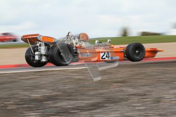 © Octane Photographic Ltd. Donington Park un-silenced general test day, 26th April 2012. Cengiz Artam, March 701, Historic F1. Digital Ref : 0301cb7d7762