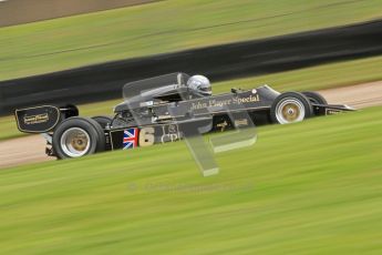 © Octane Photographic Ltd. Donington Park un-silenced general test day, 26th April 2012. Lotus 77 - Rob Hall, Historic F1. Digital Ref : 0301cb7d8064