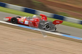 © Octane Photographic Ltd. Donington Park un-silenced general test day, 26th April 2012. March 711, Historic F1. Digital Ref : 0301cb7d8179
