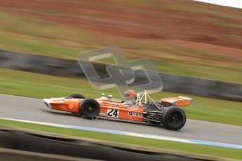 © Octane Photographic Ltd. Donington Park un-silenced general test day, 26th April 2012. Cengiz Artam, March 701, Historic F1. Digital Ref : 0301cb7d8317