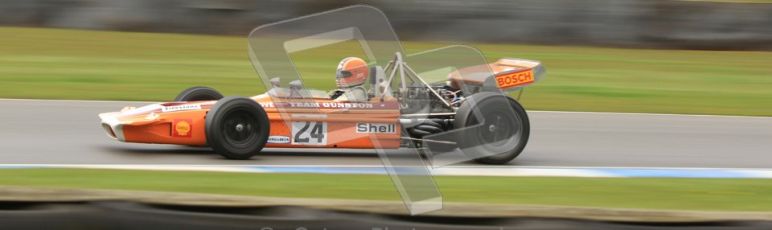 © Octane Photographic Ltd. Donington Park un-silenced general test day, 26th April 2012. Cengiz Artam, March 701, Historic F1. Digital Ref : 0301cb7d8337