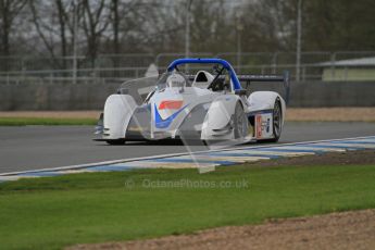 © Octane Photographic Ltd. Donington Park un-silenced general test day, 26th April 2012. Performance Direct Radical Clubman's Cup - Supersports, David Burke and Roger Bromiley. Digital Ref : 0301lw7d8623