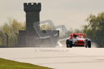 © Octane Photographic Ltd. Donington Park un-silenced general test day, 26th April 2012. Will Scully - Caterham 7. Digital Ref : 0301cb1d2732