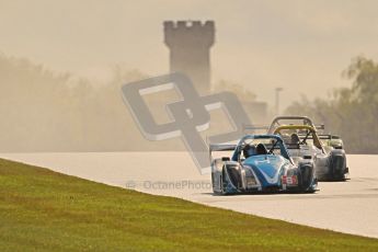 © Octane Photographic Ltd. Donington Park un-silenced general test day, 26th April 2012. Performance Direct Radical Clubman's Cup - Supersports, Tom Jordan and Alex Kapadia. Digital Ref : 0301cb1d2747