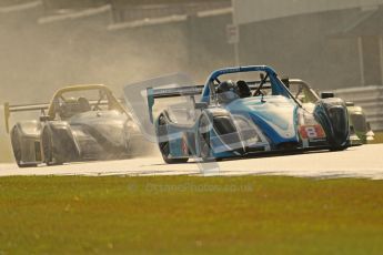 © Octane Photographic Ltd. Donington Park un-silenced general test day, 26th April 2012. Performance Direct Radical Clubman's Cup - Supersports, Tom Jordan and Alex Kapadia. Digital Ref : 0301cb1d2751