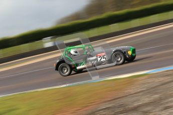 © Octane Photographic Ltd. Donington Park un-silenced general test day, 26th April 2012. David Wilkins - Caterham 7. Digital Ref : 0301cb7d7692