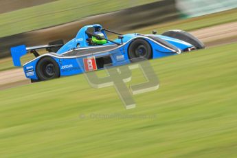 © Octane Photographic Ltd. Donington Park un-silenced general test day, 26th April 2012. Performance Direct Radical Clubman's Cup - Supersports, Tom Jordan and Alex Kapadia. Digital Ref : 0301cb7d8109