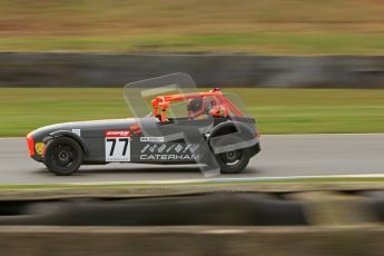 © Octane Photographic Ltd. Donington Park un-silenced general test day, 26th April 2012. Will Scully - Caterham 7. Digital Ref : 0301cb7d8311