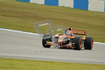 © Octane Photographic Ltd. Donington Park testing, May 17th 2012. BossGP - Arrows A21 - Michael Woodcock. Digital Ref : 0339cb1d6761