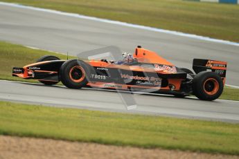 © Octane Photographic Ltd. Donington Park testing, May 17th 2012. BossGP - Arrows A21 - Michael Woodcock. Digital Ref : 0339cb1d6764