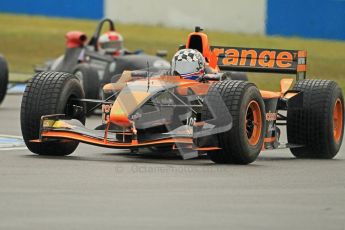 © Octane Photographic Ltd. Donington Park testing, May 17th 2012. BossGP - Arrows A21 - Michael Woodcock. Digital Ref : 0339cb1d6781