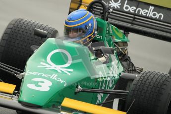 © Octane Photographic Ltd. Donington Park testing, May 17th 2012. Nigel Greensall - Ex-Michele Simmonds Alboreto Tyrrell 012. Digital Ref : 0339cb1d6812