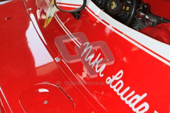 © Octane Photographic Ltd. Donington Park un-silenced general testing. Thursday 29th March 2012. Ferrari 312T, Historic F1. Digital Ref : 0261cb7d3762