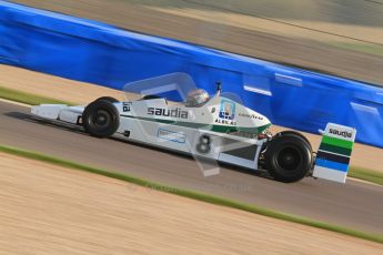 © Octane Photographic Ltd. Donington Park un-silenced general testing. Thursday 29th March 2012. Williams FW06 - Rob Hall, Historic F1. Digital Ref : 0261cb7d3995