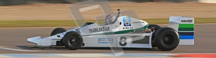 © Octane Photographic Ltd. Donington Park un-silenced general testing. Thursday 29th March 2012. Williams FW06, Historic F1. Digital Ref : 0261cb7d4046