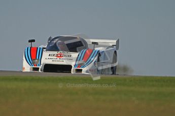 © Octane Photographic Ltd. Donington Park un-silenced general testing. Thursday 29th March 2012. Lancia LC2 - Rupert Clevely. Digital Ref : 0261cb7d4381