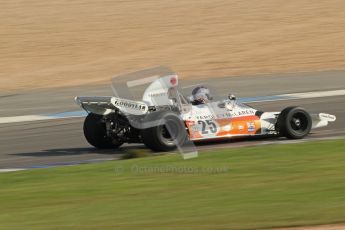 © Octane Photographic Ltd. Donington Park un-silenced general testing. Thursday 29th March 2012. McLaren M19, Historic F1. Digital Ref : 0261cb7d4881
