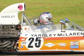 © Octane Photographic Ltd. Donington Park un-silenced general testing. Thursday 29th March 2012. McLaren M19, Historic F1. Digital Ref : 0261cb7d4909