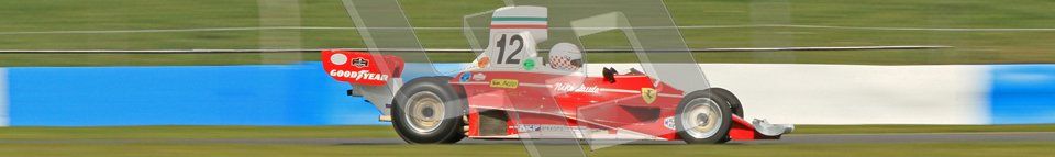 © Octane Photographic Ltd. Donington Park un-silenced general testing. Thursday 29th March 2012. Ex-Niki Lauda Ferrari 312T, Historic F1. Digital Ref : 0261cb7d4988