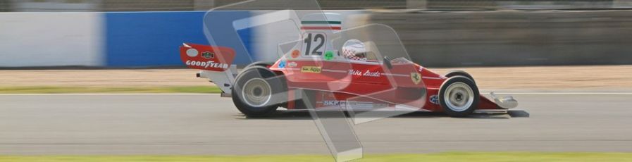 © Octane Photographic Ltd. Donington Park un-silenced general testing. Thursday 29th March 2012. Ex-Niki Lauda Ferrari 312T, Historic F1. Digital Ref : 0261cb7d5143