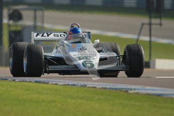 © Octane Photographic Ltd. Donington Park un-silenced general testing. Thursday 29th March 2012. Ex-Keke Rosberg Williams FW08, Historic F1. Digital Ref : 0261cb7d5431