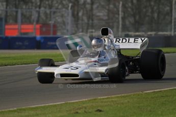 © Octane Photographic Ltd. Donington Park un-silenced general testing. Thursday 29th March 2012. McKaren M19, Historic F1. Digital Ref : 0261lw7d4385