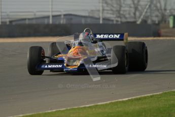 © Octane Photographic Ltd. Donington Park un-silenced general testing. Thursday 29th March 2012, Historic F1. Digital Ref : 0261lw7d4616