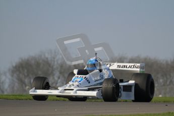 © Octane Photographic Ltd. Donington Park un-silenced general testing. Thursday 29th March 2012. Williams FW06, Historic F1. Digital Ref : 0261lw7d4742