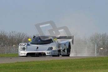 © Octane Photographic Ltd. Donington Park un-silenced general testing. Thursday 29th March 2012. Sauber C9 - Gareth Evans. Digital Ref : 0261lw7d4849