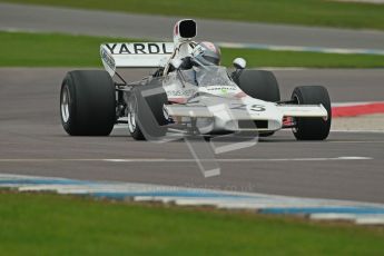© Octane Photographic Ltd. Donington Park testing, May 3rd 2012. McLaren M19 - Rob Hall, Historic F1. Digital Ref : 0313cb1d6667